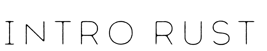 Intro Rust Line Font Download Free