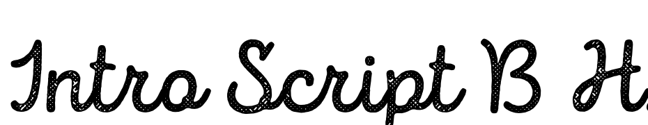 Intro Script B H2 Base Font Download Free
