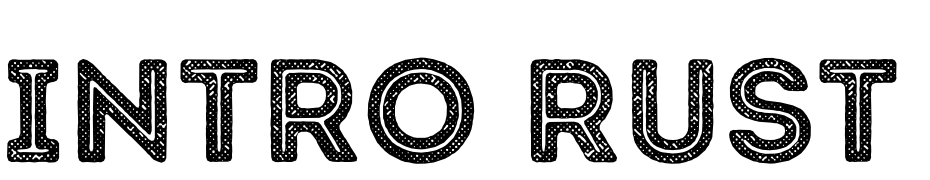 Intro Rust H2 Base 2 Line Font Download Free