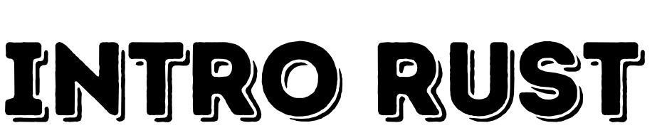 Intro Rust Base Shade Font Download Free