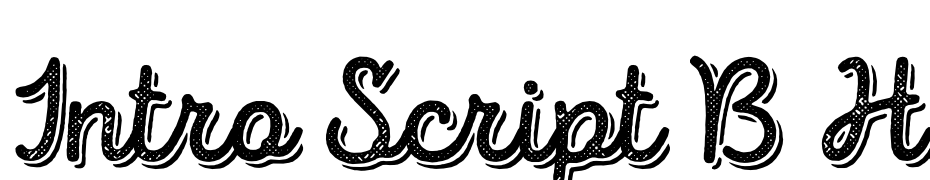 Intro Script B H2 Base Shade Font Download Free