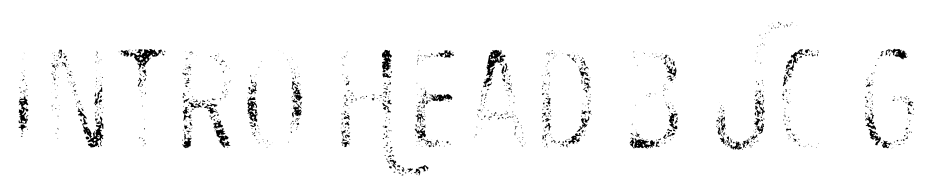 Intro Head B UC G Yazı tipi ücretsiz indir