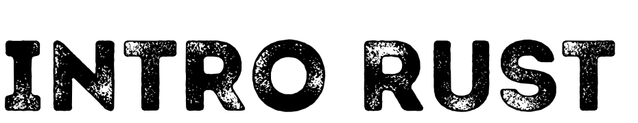 Intro Rust G Base Font Download Free