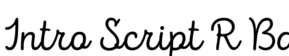 Intro Script R Base Font Download Free