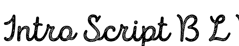 Intro Script B L Base Yazı tipi ücretsiz indir