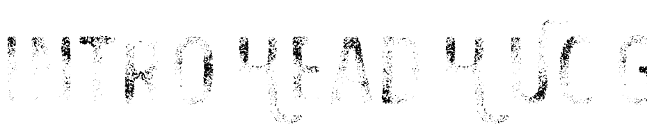 Intro Head H UC G Font Download Free
