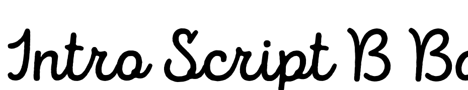 Intro Script B Base Font Download Free