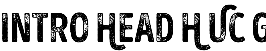 Intro Head H UC G Base Font Download Free