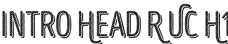 Intro Head R UC H1 Base Shade Polices Telecharger