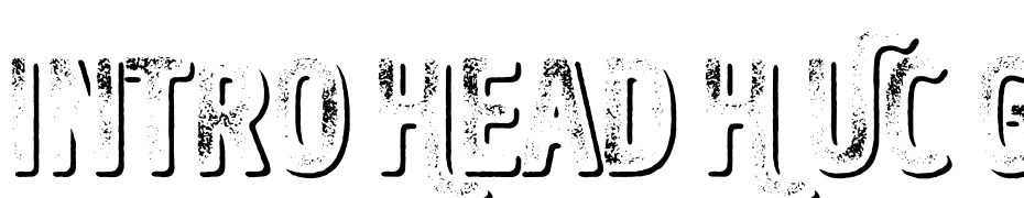 Intro Head H UC G Shade Font Download Free