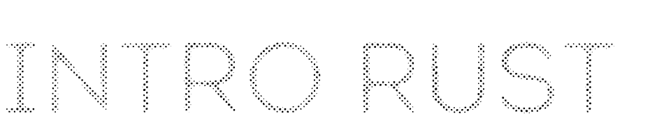 Intro Rust Book H1 Font Download Free