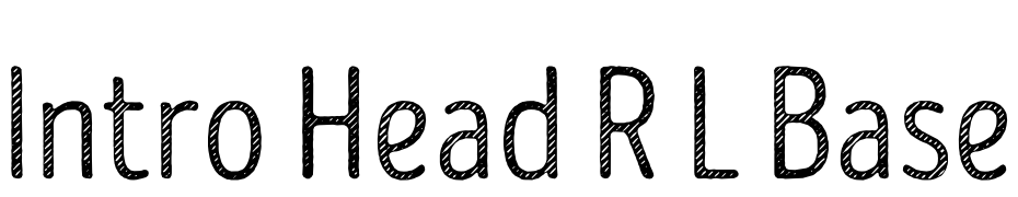 Intro Head R L Base Font Download Free
