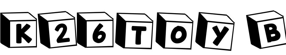 K26Toy Blocks123 cкачати шрифт безкоштовно