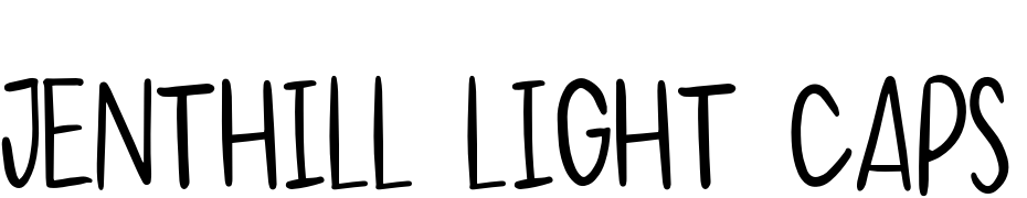 Jenthill Light Caps Font Download Free