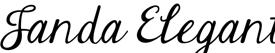 Janda Elegant Handwriting Font Download Free
