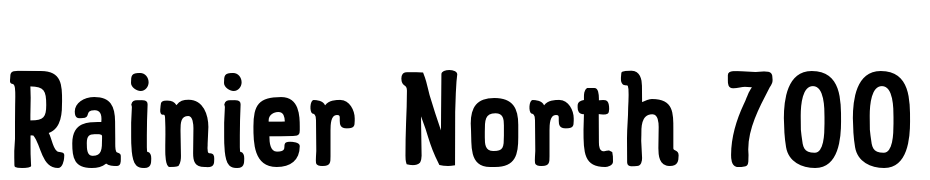 Rainier North 700 Font Download Free