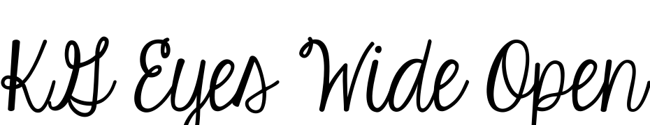 KG Eyes Wide Open cкачати шрифт безкоштовно