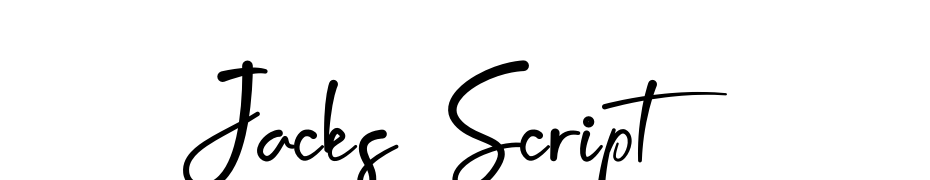 Jacks Script Font Download Free