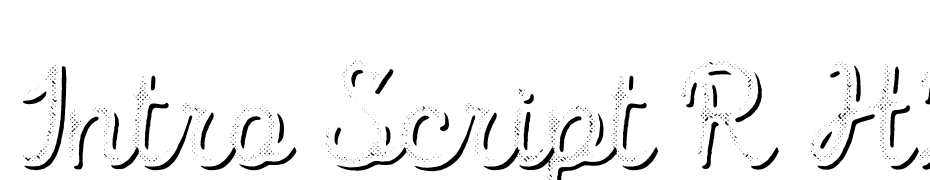 Intro Script R H2 Shade Font Download Free