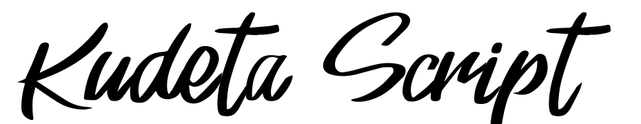 Kudeta Script Font Download Free