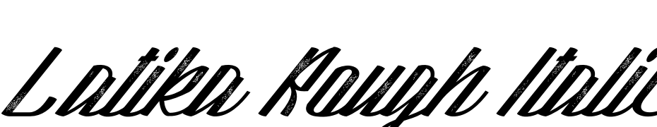 Latika Rough Italic Scarica Caratteri Gratis