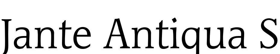 Jante Antiqua Std Font Download Free
