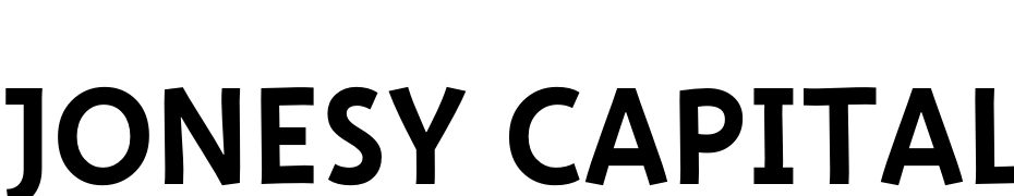 Jonesy Capitals Regular Schrift Herunterladen Kostenlos