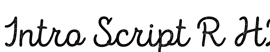 Intro Script R H2 Base cкачати шрифт безкоштовно