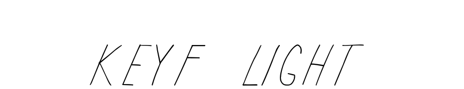Keyf Light Font Download Free