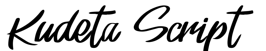 Kudeta Script Font Download Free