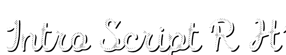 Intro Script R H1 Shade Font Download Free