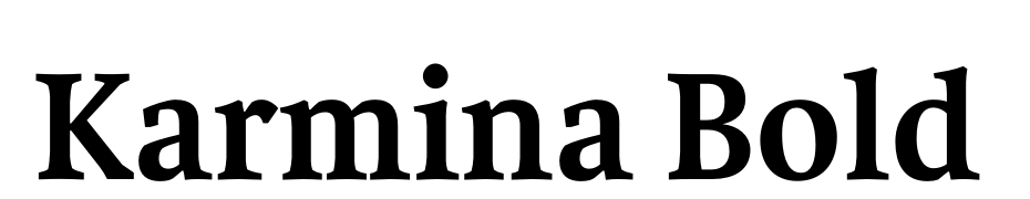 Karmina Bold Font Download Free