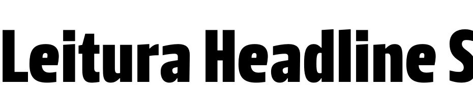 Leitura Headline Sans Font Download Free