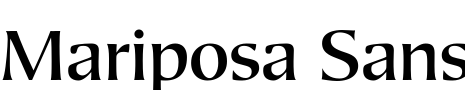 Mariposa Sans Std Medium Font Download Free