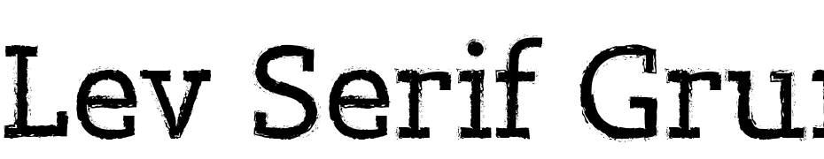 Lev Serif Grunge Yazı tipi ücretsiz indir