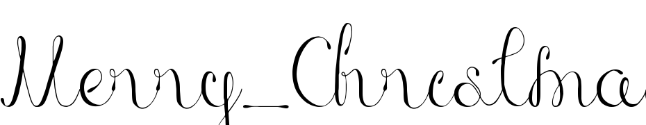 Merry_Christmas Font Download Free