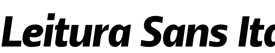 Leitura Sans Italic 4 Scarica Caratteri Gratis