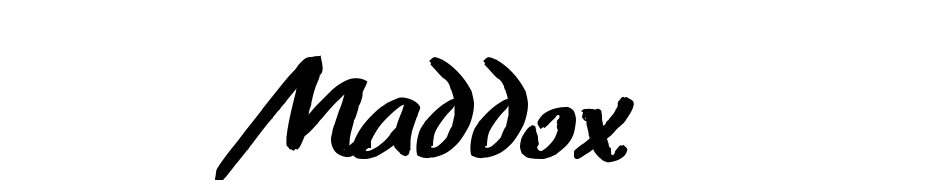 Maddox cкачати шрифт безкоштовно
