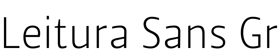Leitura Sans Grot 1 Font Download Free
