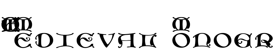 MFC Medieval Monogram Stack Schrift Herunterladen Kostenlos