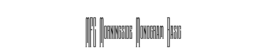 MFC Morningside Monogram Basic Font Download Free