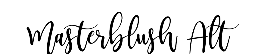 Masterblush Alt Font Download Free