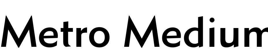 Metro Medium LT Two Schrift Herunterladen Kostenlos