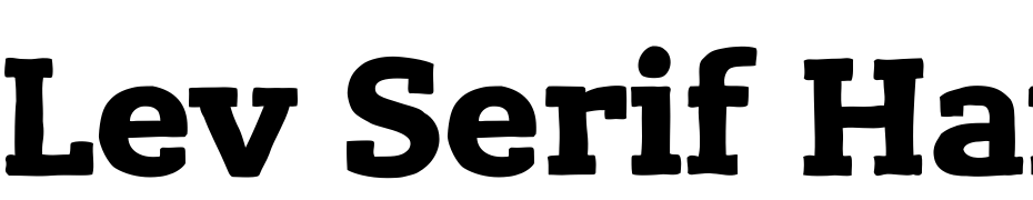 Lev Serif Handcut Font Download Free