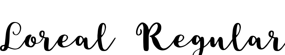 Loreal Regular Schrift Herunterladen Kostenlos