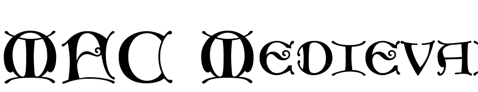 MFC Medieval Monogram Yazı tipi ücretsiz indir