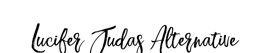 Lucifer Judas Alternative Font Download Free
