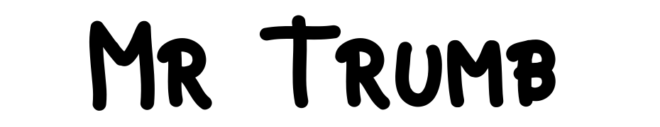 Mr Trumb Font Download Free