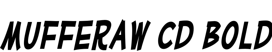 Mufferaw Cd Bold Italic Yazı tipi ücretsiz indir