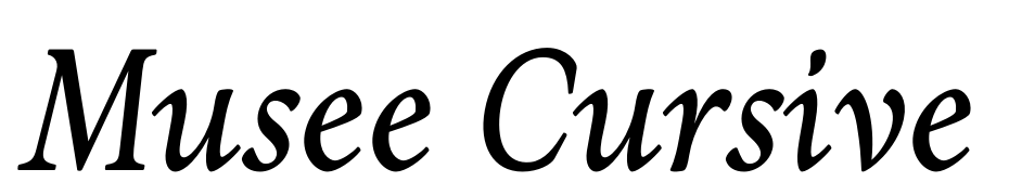 Musee Cursive Font Download Free